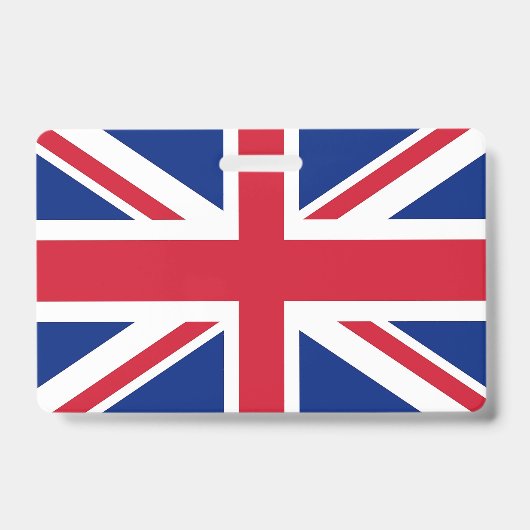 Naam Badge met vlag van het Verenigd Koninkrijk (Voorzijde)