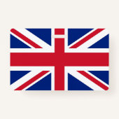 Naam Badge met vlag van het Verenigd Koninkrijk (Achterkant)