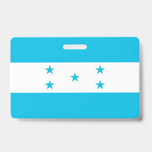 Naam Badge met vlag van Honduras