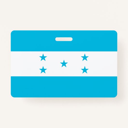 Naam Badge met vlag van Honduras (Voorkant)