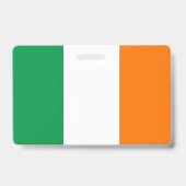 Naam Badge met vlag van Ierland (Achterkant)