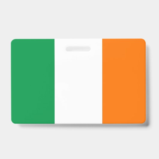 Naam Badge met vlag van Ierland (Voorzijde)