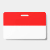 Naam Badge met vlag van Indonesië (Achterkant)