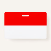 Naam Badge met vlag van Indonesië (Voorkant)