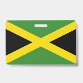 Naam Badge met vlag van Jamaica (Achterkant)