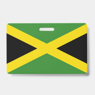 Naam Badge met vlag van Jamaica