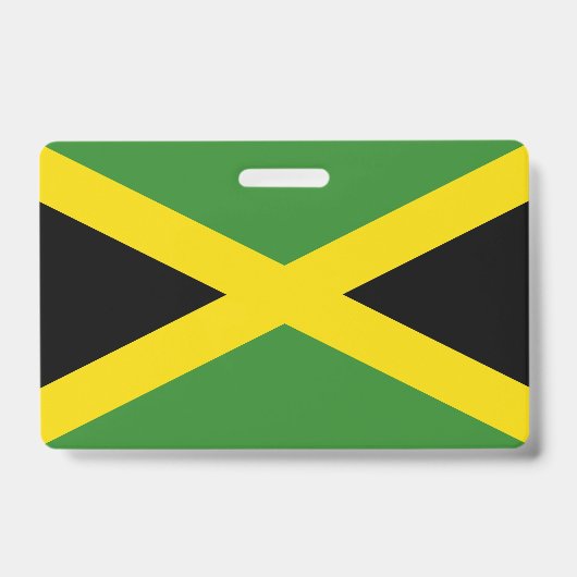Naam Badge met vlag van Jamaica (Voorzijde)