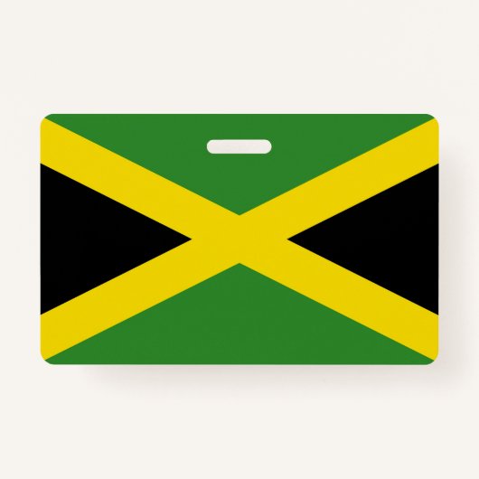 Naam Badge met vlag van Jamaica (Voorkant)