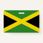 Naam Badge met vlag van Jamaica (Achterkant)