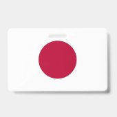 Naam Badge met vlag van Japan (Achterkant)