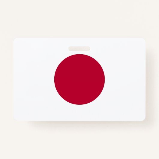 Naam Badge met vlag van Japan (Voorkant)