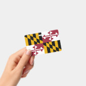 Naam Badge met vlag van Maryland State, Verenigde  (Handheld)