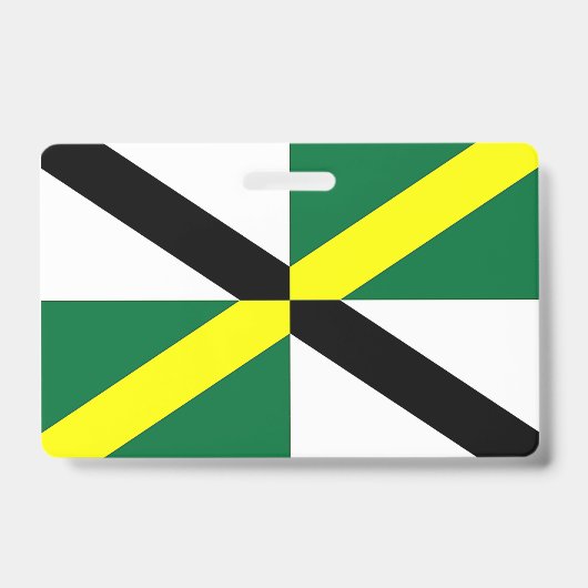 Naam Badge met vlag van Monterey City (Voorzijde)
