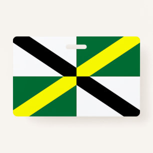 Naam Badge met vlag van Monterey City