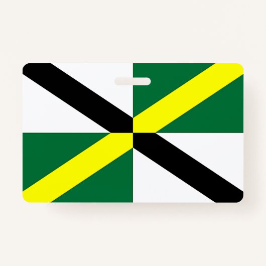 Naam Badge met vlag van Monterey City (Voorkant)