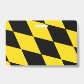 Naam Badge met vlag van München (Achterkant)