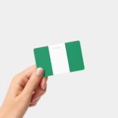 Naam Badge met vlag van Nigeria (Handheld)