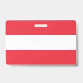 Naam Badge met vlag van Oostenrijk (Achterkant)