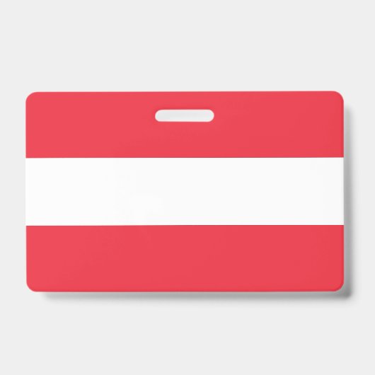 Naam Badge met vlag van Oostenrijk (Voorzijde)