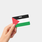 Naam Badge met vlag van Palestina (Handheld)