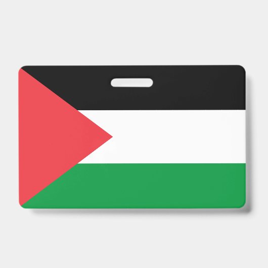 Naam Badge met vlag van Palestina (Voorkant)