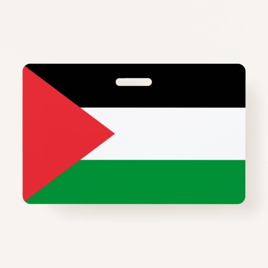 Naam Badge met vlag van Palestina (Voorkant)