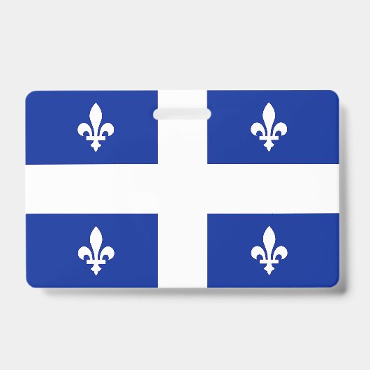 Naam Badge met vlag van Quebec (Voorzijde)