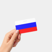 Naam Badge met vlag van Rusland (Handheld)
