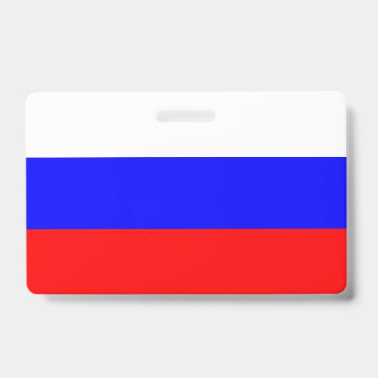 Naam Badge met vlag van Rusland (Voorzijde)
