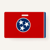 Naam Badge met vlag van Tennessee, Verenigde State (Achterkant)