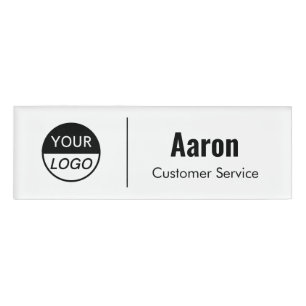Naam badge   Personeel van aangepast Logo Magnet
