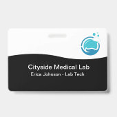 Naam Badges voor Medisch Lab Personeel in Bulk (Achterkant)