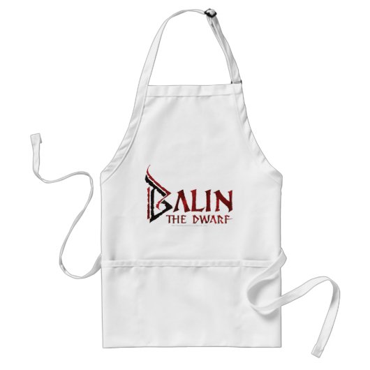 Naam Balin Standaard Schort (Voorkant)