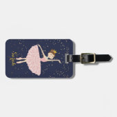 naam ballerina bagagelabel (Voorkant horizontaal)