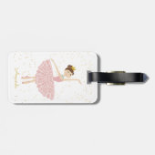 naam ballerina bagagelabel (Achterkant horizontaal)