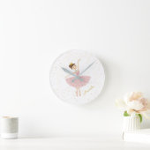 naam ballerina personalize  ronde klok (Huis)