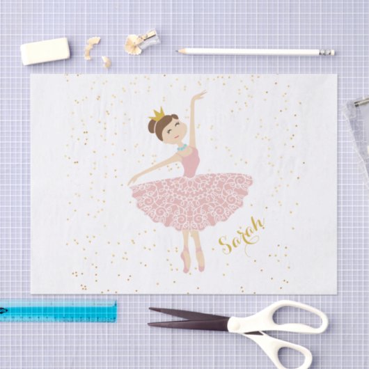 naam ballerina tissuepapier (Craft)