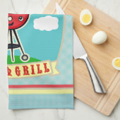  naam Barbeque BBQ Handdoek (Quarter Fold)