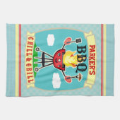  naam Barbeque BBQ Handdoek (Horizontaal)