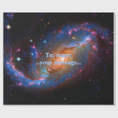 Naam, Barred Spiral Galaxy NGC 1672 Cadeaupapier (Vlak)