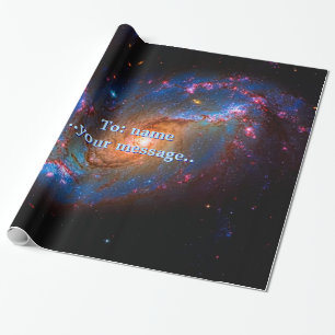 Naam, Barred Spiral Galaxy NGC 1672 Cadeaupapier