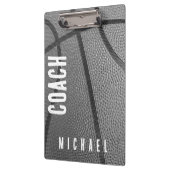 naam Basketbal Coach Klembord (Links)