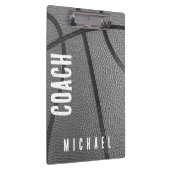 naam Basketbal Coach Klembord (Rechts)