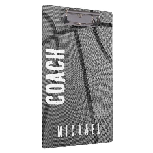  naam Basketbal Coach Klembord (Rechts)