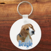 Naam beagle sleutelhanger (Achterkant)