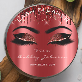 Naam Beauty Lashes Burgundy Gold Eyelashes Ronde Sticker