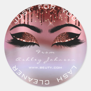 Naam Beauty Lashes Burgundy Ombre Lashes Eyes Ronde Sticker