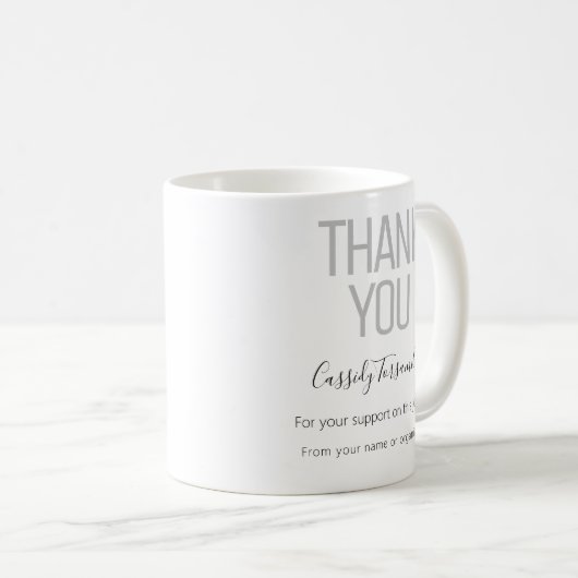Naam Bedankt Koffiemok (Voorkant rechts)