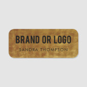 Naam bedrijf Logo metaalolie Naamplaatje (Voorkant)