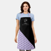 Naam bedrijfspatroon Logo Schort (Gedragen)